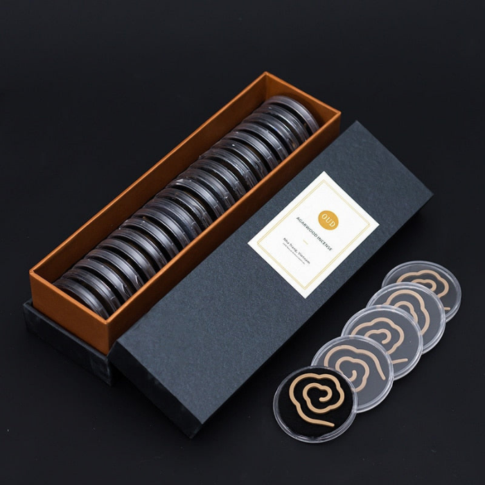 Natural Agarwood Incense Coils